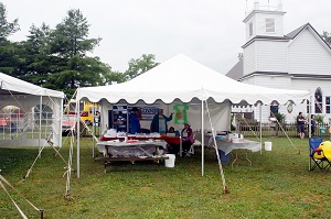 Camp Cavell's tent