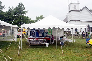 Camp Cavell's tent